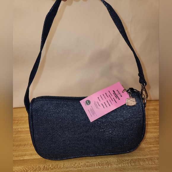 Sanrio HELLO KITTY x Shein Baguette Denim Purse - Picture 4 of 5
